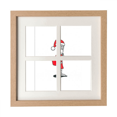 thumbnail image 1 of mas Santa Claus Horus Hat Bag Frame Wall Tabletop Display 4 Openings Picture, 1 of 3