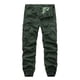 thumbnail image 2 of Pantalones largos para hombre, multibolsillos, lavados, informales, para exteriores, de algodón y poliéster, 2 of 3
