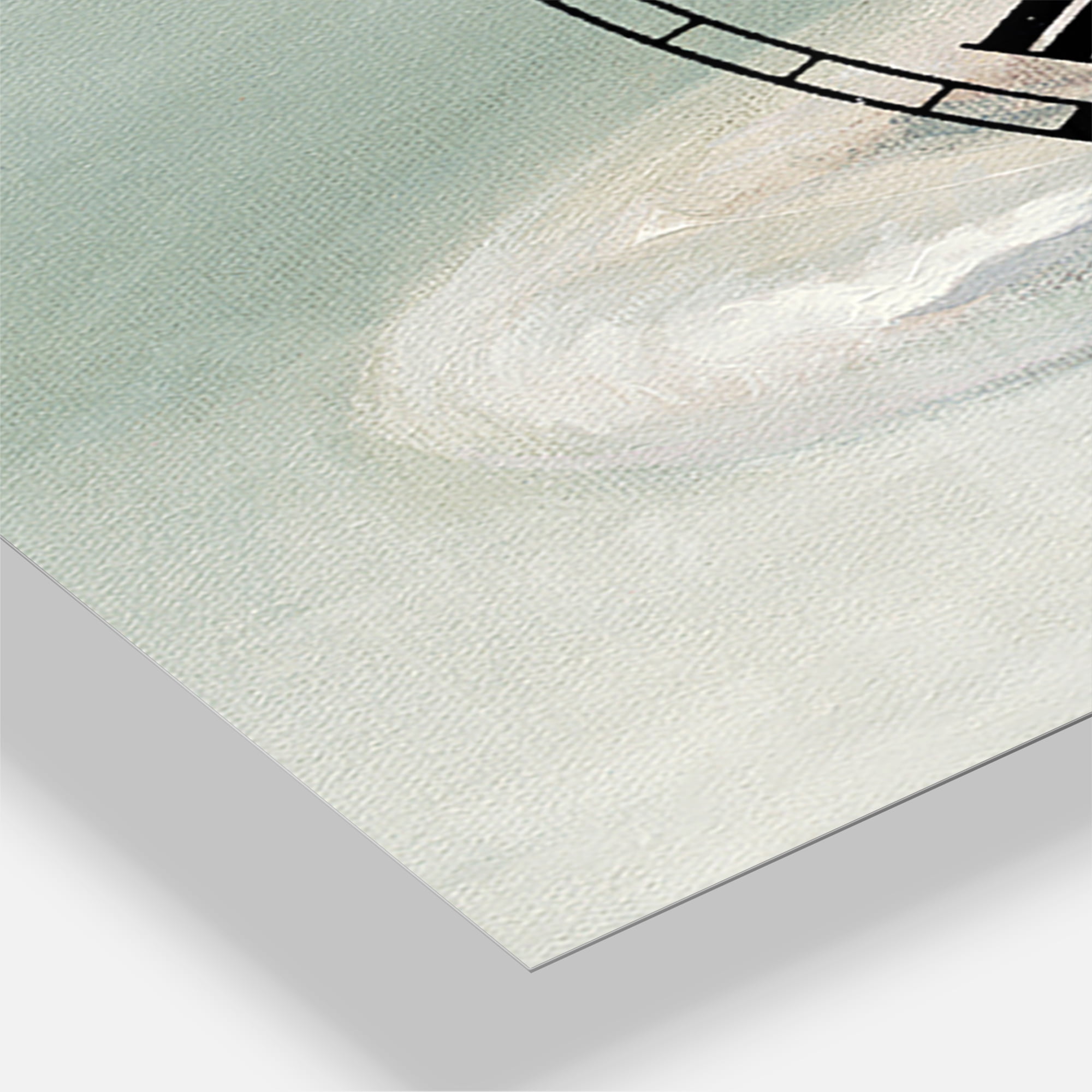 Designart 'Pastel Bath II' Farmhouse Wall Clock