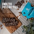 thumbnail image 6 of Lakanto Sugar Free Chocolate Bark - 55% Dark Cacao with Sea Salt and Almonds, Sweetened with Monk Fruit Sweetener, Low Carb, Keto, Gluten Free, Vegan, Great On the Go Snack (5 oz), 6 of 8