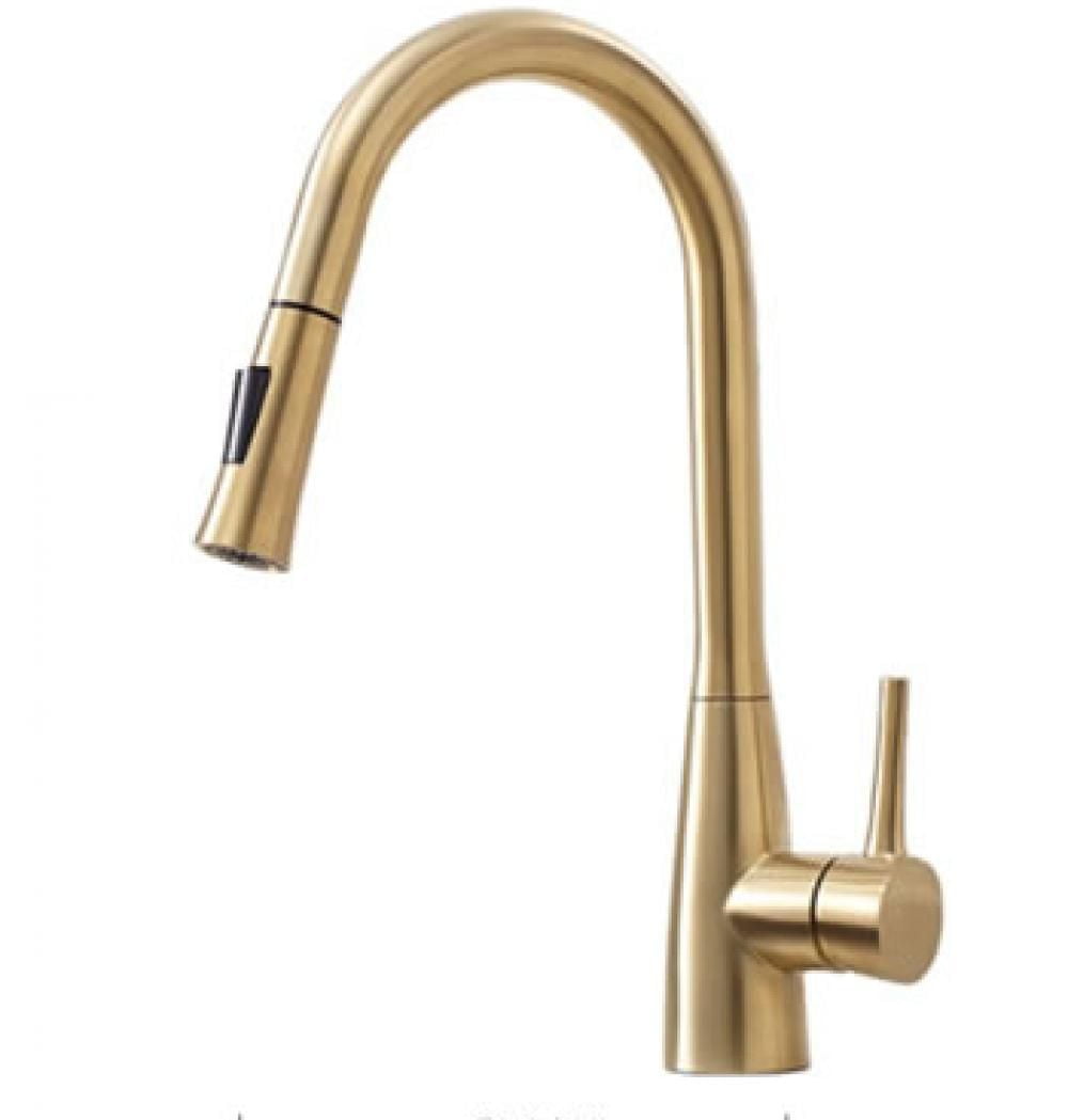 American Imaginations 1 Hole CSA Approved Stainless Steel Faucet In Gold Color AI-34886