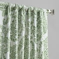 thumbnail image 4 of Half Price Drapes Printed Tea Time Green Room Darkening Curtains for Bedroom(1 Panel), 50W X 84L, 4 of 6