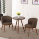 thumbnail image 3 of Dining Room Chairs Nordic Style Dining Table With Chairs Set Furniture Cotton Linen Solid Wood Hotel Kitchen Restaurant Stool My Lux Decor Round, 3 of 16