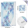thumbnail image 3 of Coolnut Mysterious Spring Floral Bath Towels Set - 1 Bath Towel 1 Washcloth Extra Absorbent 100% Cotton Towels, Super Soft Bathroom Towels for Home, Hotel Washcloth Gift, 3 of 7