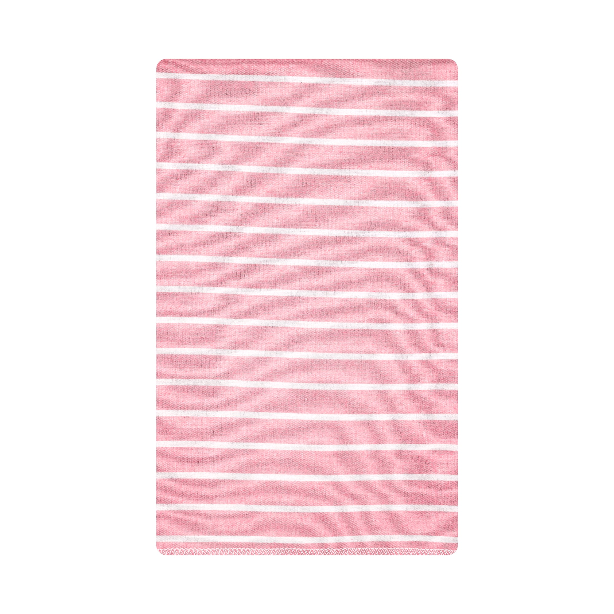 Hudson Baby Unisex Baby Cotton Poly Flannel Burp Cloths, Happy Strawberries, One Size