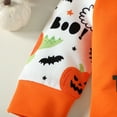 thumbnail image 6 of Tiny Cutey Toddler Baby Boy Girl Halloween Clothes Outfit Pumpkin Long Sleeve Sweatshirt Tops Pants Set,18-24M, 6 of 6