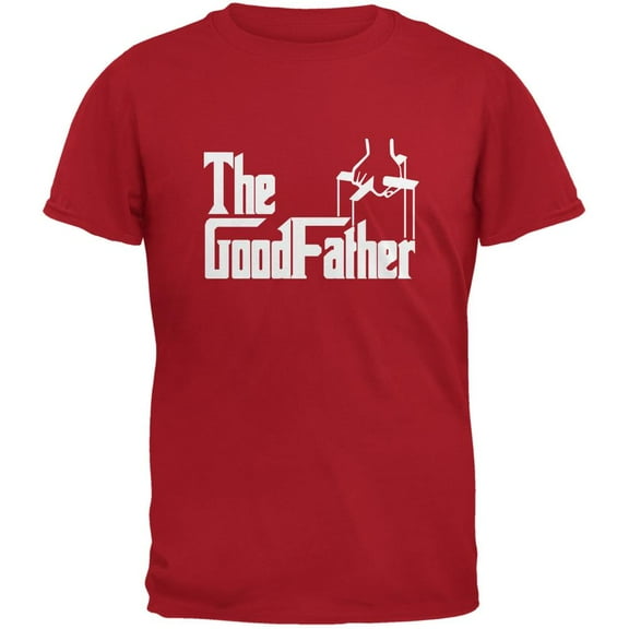 Father's Day The GoodFather Red Adult T-Shirt - Medium
