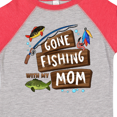 thumbnail image 4 of Inktastic Gone Fishing with My Mom Boys or Girls Toddler T-Shirt, 4 of 5