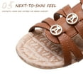 thumbnail image 5 of Girls Summer Gladiator Sandal, Kids Casual Open Toe Strappy Sandals, 5 of 6