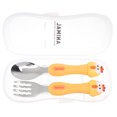 thumbnail image 1 of MasteelfCA 1 Set Animal Spoon Fork Kit Children Stainless Steel Tableware Student Cutlery, 1 of 8