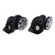 thumbnail image 4 of 1 par de ruedas giratorias para equipaje, ruedas giratorias de repuesto para maletas, ruedas silenciosas de doble fila, 4 of 15