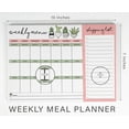 thumbnail image 4 of Inkdotpot Weekly Meal Planner Notepad 7"x10 , "Weekly Menu" Magnetic Meal Planning Pad with Tear Off Grocery Shopping List for Fridge- Kitchen & Home - 54 Sheets -7P, 4 of 5