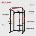 thumbnail image 5 of Multi-functional Power Cage,Home Adjustable Pullup Squat Rack 1000Lbs Capacity Comprehensive Fitness Barbell Rack, 5 of 5