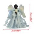 thumbnail image 2 of Bescita Christmas Tree Top Angel Pendant White Angel Home Decor Christmas Tree Ornament Hanging Ornament, 2 of 6