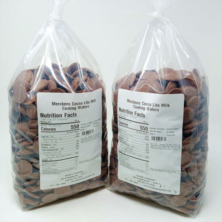 Oasis Supply Mercken's Chocolate Wafters Candy Making Supplies, Milk, 10  Pound