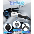 thumbnail image 3 of Tesla to J1772 Charging Adapter - Max 80A & 250V J1772 EV Adapter Compatible with Tesla Destination Chargers and Mobile Connectors (for Tesla Level 1/2 Chargers(80A Max), White), 3 of 9