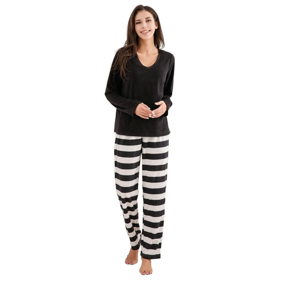 Richie House Women's Soft and Warm Polar Fleece Pajama Set RHW2775