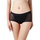 thumbnail image 1 of Gibobby Ropa Interior con Entrenamiento Ropa interior de mujer Encaje Cintura media Bragas sin costuras Calzoncillos de algodón de encaje cómodos de seda(Negro， L), 1 of 4
