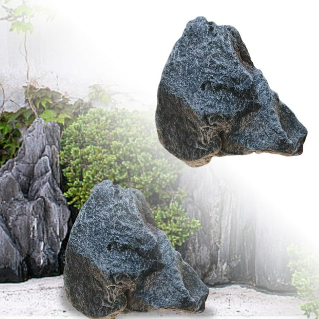 KNFATEQVEDG Pierres Décoratives pour la Fête du Canada pour Décoration de Jardin Extérieur Rochers Réalistes Idéal pour Accessoires d'Événement à Domicile Construction en Mousse PU Durable Facile à Utiliser