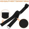 thumbnail image 2 of FrostHike Yoga Strap For Stretching 6ft With Extra Safe Adjustable D-Ring Buckle.Strap For Yoga Fit For Daily Stretching. Physical Therapy Stretch Band, 2 of 4