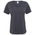 thumbnail image 1 of AWDis Camiseta de manga corta con cuello en forma de V. (Carbón), 1 of 3