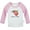 Long Pink Raglan T-shirt, variant on iDzn Sweet as a Peach Novelty T shirt For Baby, Newborn Babies T-shirts, Infant Tops, 0-24M Kids Graphic Tees Clothing (Short Gray Raglan T-shirt, 0-6 Months)
