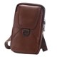 thumbnail image 2 of Bolsa cruzado de cuero de vaca riñonera portátil para hombre informal suave para el trabajo (marrón) Tmvgtek Para estrenar, 2 of 5