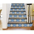 thumbnail image 2 of HomeRoots 400087 7 x 7 in. Blues & Crema Peel & Stick Removable Tiles, 2 of 3