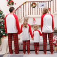thumbnail image 2 of Mother Father Kids Matching Clothing Sets Baby Romper 2023 New Cartoon Print Cute Soft Christmas Pajamas Set Family Look Pyjamas, 2 of 3