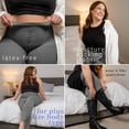 thumbnail image 7 of ABSOLUTE SUPPORT Plus Size Medical Compression Leggings 20-30mmHg Grey 5X-Large, 7 of 7