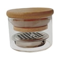 thumbnail image 6 of EHJRE 2xNail Art Glass Cup ing Cup Holder with Lid Mini Bowl Manicure Tools Nail Pen Wash Cup Nail Art Dappen Dish for Woman , Clear, 4 Pcs, 6 of 8