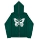 thumbnail image 2 of Sudaderas informales con mariposas Y2k oscuras europeas y americanas para hombres y mujeres, sudaderas con capucha góticas para parejas, sudadera con cremallera de gran tamaño Harajuku, 2 of 4