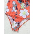 thumbnail image 5 of MSemis Little Girls One Piece Floral Print Swimwear, 5 of 6