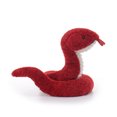 thumbnail image 2 of Apricot Lamb Red Wild Snake Plush Toy for Kids 8.7 Inches, 2 of 4