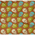 thumbnail image 4 of oneOone Cotton Poplin Twill Rust Brown Fabric Skull Sewing Craft Projects Fabric Prints By Yard 56 Inch Wide, 4 of 4