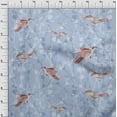 thumbnail image 4 of oneOone Viscose Chiffon Grayish Purple Fabric Asian Japanese Floral Geometric With Flowers Dress Material Fabric Print Fabric By The Yard 42 Inch Wide, 4 of 4