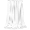 thumbnail image 2 of Balery White Manta de Felpa Suave y Acogedora – Cobija de Franela Aterciopelada para Cama, Lavable y Cálida para Sofá, Mascotas, Transpirable-40"x30", 2 of 7