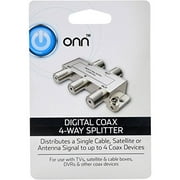 Pre-Owned ONN ONA17AV012 Pro 4-Way Splitter (Like New)
