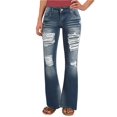 thumbnail image 1 of Vaqueros Flamingals, talle bajo, desgastados, corte ancho, pierna ancha, 4XL, 1 of 6