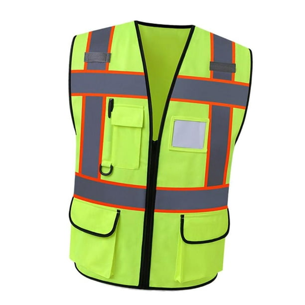 Reflective High Visibility Safety , High Visibility Strip, unisex adult,  Work, Cycling, Runner, Surveyor, , Construction, Neon 