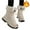 Beige, variant on Womens Snow Boots Anti-Slip Cold Weather Fur Lined Comfortable Winter Shoes Brown