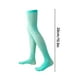 thumbnail image 2 of sweethay Paquete de 4 calcetines hasta el muslo de 32 cm JK sobre la rodilla estilo pijo calcetín largo cálido botas medias medias hasta el Medias fruta verde, 2 of 6
