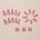 thumbnail image 3 of Press on Nails GUAACCB Red Heart Medium Almendra, 24 unidades, 3 of 7