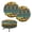 Aztec Southwest Sunflower, variant on ZUXONGSY Hummingbird Flower Bar Stool Covers Set of 2 Piece 12"-14" Circle Stool Cover Elastic Bar Chair Covers with Elastic Bottom Decorative Cover for Dining Room Size S