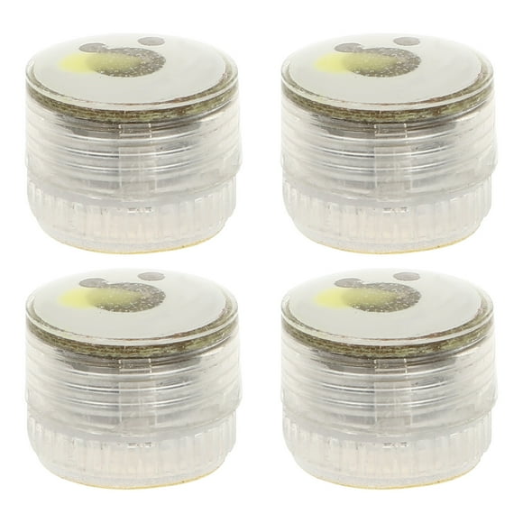 Shisuyan Strobe Light Tail Light White 4Pcs 0.6X0.5In