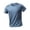 Light Blue, variant on Men'S Short Sleeve Breathable Ice-Silk Casual Sports T-Shirt, Loose Fit for Workout and Everyday Comfort, All Season Polyester Fabric, 4XL
