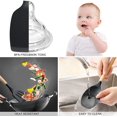 thumbnail image 5 of DLD Silicone Cooking Set, 33 Piece Silicone Cooking Set, Non-Stick Heat Resistant, Durable Wooden Handle, Best Kitchen Utensils (Black), 5 of 8