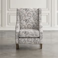 thumbnail image 2 of Jofran Westbrook Paisley Fabric Transitional Upholstered Accent Chair with Nailhead Trim, 2 of 4