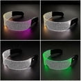 thumbnail image 2 of Gafas LED futuristas con brillo ajustable, estilo cyberpunk, multimodos para fiestas., 2 of 5