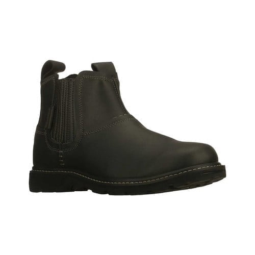 Skechers Blaine Orsen Leather Casual Mens Ankle Boots, Pull On